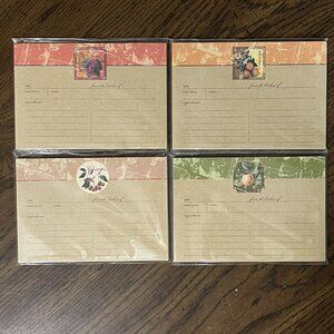 Michaels Blank Fruitful Harvest Fruit Recipe Cards Lot of 4 Packs 72 Total NOS